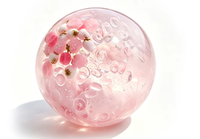 Jouet créatif anti-stress en TPR, pâte à modeler nuage transparente, fait main, fraise, mûre, rose, vente en gros d'usine