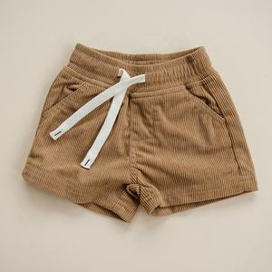 Hot Summer Casual <strong>Shorts</strong> for Boys 100% Cotton Corduroy Fabric Quick Dry Embroidered <strong>Kids</strong> Wear - Product Image 6
