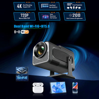 Projecteur portable HY320 pour la maison, la chambre, le bureau, la projection murale, 1080P HD, lampe LED, Android 11