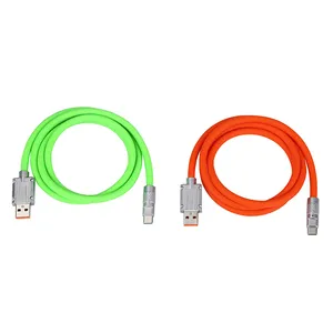 Goede Kwaliteit Fabriek Direct Adapter 3a Zinklegering Usb-Kabel Cartoon Data Protector