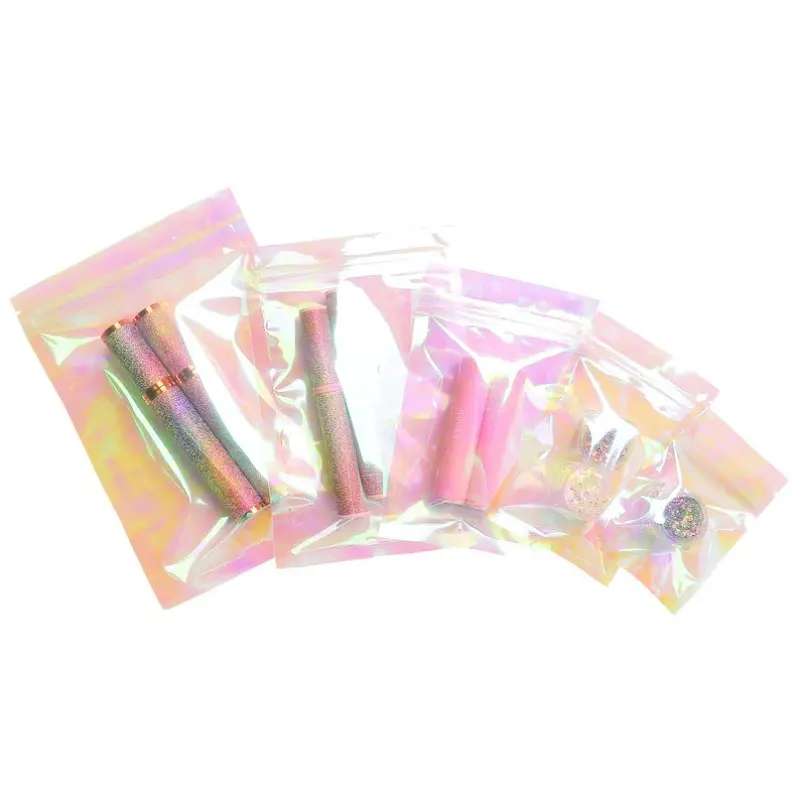 Small Pink pouch mailing plastic bag for food or gift packaging bag zipper bags