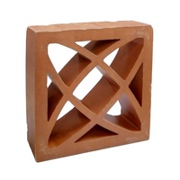 Moule en argile terracotta pour blocs ajourés décoratifs de plafond, pour circulation de l'air et de la lumière du soleil