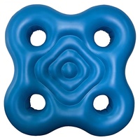 Tube gonflable trèfle à quatre feuilles en PVC bleu pour 4 personnes, design tendance, pour parc aquatique
