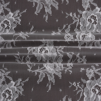 Tissu en dentelle française de haute qualité, motif floral élégant pour vêtements de mariage
