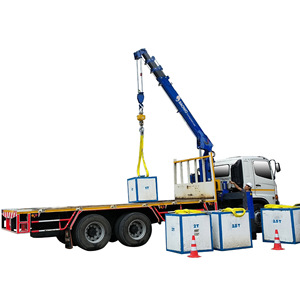 Sq80a 3 Truck <b>Crane</b> 8 Ton Full Rotation Hydraulic System For Logging - Product Image 5