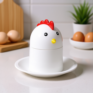 Cuiseur à œufs Egghead avec support blanc 1 pièce Outil de cuisine - Product Image 3