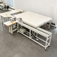Machine à coudre de surjet de bride de broderie de matelas d'ourlet aveugle de bord de bande à vendre Machine à ourlet de rideau de 2 têtes