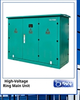 Transformateur européen à trois boîtiers 160 kVA, sous-station préassemblée YBW, ensemble complet pour salle de distribution d'éclairage public et centrale électrique