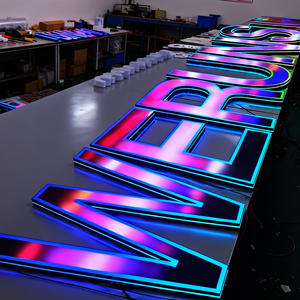 Letrero Luminoso <span class=keywords><strong>LED</strong></span> Personalizado con Letras, Letrero Acrílico Iluminado Frontalmente, Letreros Publicitarios 3D, Letrero Comercial para Exteriores, Letrero <span class=keywords><strong>LED</strong></span> para Negocios - Product Image 3