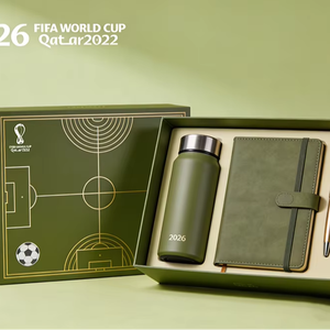 Juego de Caja Rígida de Alta Calidad con Tapa y Base, con Logotipo Personalizado en Relieve, para Regalos Empresariales, con Bolsa de Regalo a Juego para Cuaderno, Bolígrafo y Taza - Product Image 1