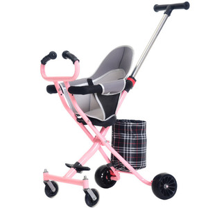 Cochecito de paseo <span class=keywords><strong>plegable</strong></span> para adulto, <span class=keywords><strong>carrito</strong></span> multifuncional de 4 ruedas de la <span class=keywords><strong>mejor</strong></span> calidad, para viajes de bebé, gran oferta - Product Image 4