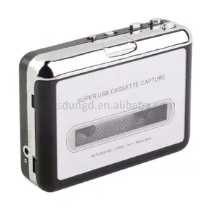 Lecteur de cassette portable Lecteur de cassettes USB de cassettes vers convertisseur MP3 Capture de musique audio MP3 pour ordinateur portable