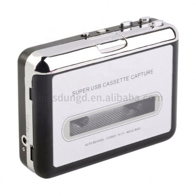 Portable Cassette Player USB Tape Cassette Player From Tapes to MP3 Converter Capture MP3 Audio Music for Laptop