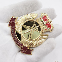 Badge de casquette d'avion en métal personnalisé