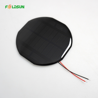 Panneaux solaires en résine époxy de type N sans cadre anti-UV 5,5 V 1 W 22 % d'efficacité pour jouets