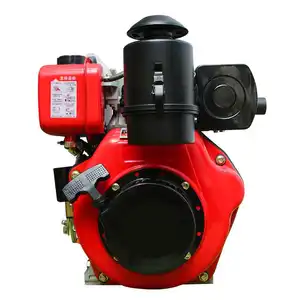 5 horsepower small air-cooled diesel engine, single cylinder air-cooled engine, agricultural propeller water pump (spline shaft)