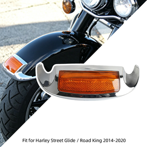 Luz Marcadora de Punta de Guardabarros Delantero Modificada para Harley Street Glide Road King - Product Image 4