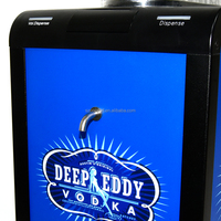 Distributeur de liqueur de bar à bouteille unique Vodka Whisky Shot Refroidisseur de vin Machine à refroidir les boissons en acier inoxydable Distributeur de vin Réfrigérateur