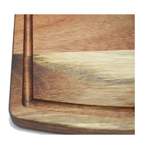 Juego de 10 Tablas de Cortar de Madera de Acacia con Ranura, Ecológicas, Duraderas, para Utensilios de Cocina, Diseño Moderno, Grabado Láser - Product Image 2