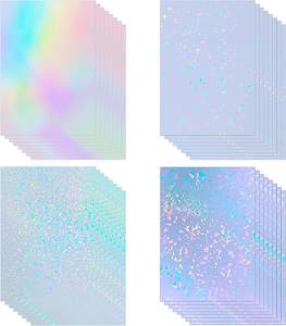 Bleidruck prix usine bâton holographique papier A4 /US lettre/rouleau taille auto-adhésif pour artisanat, autocollants, protection Photo - Product Image 2