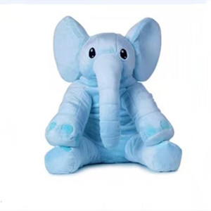 Peluche de elefante azul personalizado, Peluche de elefante, Peluche de elefante bebé, Peluche de elefante adorable, Peluche de animal de safari - Product Image 1