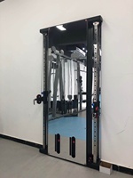Equipo de Gimnasio, Máquina Smith de Pared BG02, Entrenador de Doble Función para Dominadas de Pie