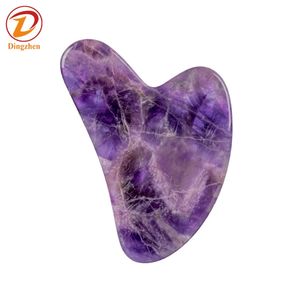 Logotipo privado Facial Natural en forma de corazón <span class=keywords><strong>Jade</strong></span> Gus Sha Stone Beauty Roller Body Neck <span class=keywords><strong>Massage</strong></span> Board Scraper Tools Guasha Set - Product Image 4