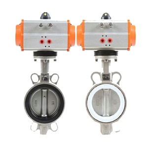 <span class=keywords><strong>Valvola</strong></span> a farfalla <span class=keywords><strong>pneumatica</strong></span> del tipo Wafer EPDM Dn50-Dn1200 fonte <span class=keywords><strong>di</strong></span> fabbrica inossidabile 150LB - Product Image 4