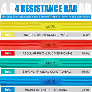 BunnyHi YJB001 TPE Barra de torsión <span class=keywords><strong>Yoga</strong></span> Fitness Multifuncional Rehabilitación Barra de resistencia Masaje Músculo Meridiano Barra elástica - Product Image 2