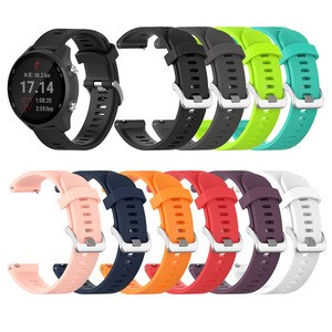 <span class=keywords><strong>Bracelet</strong></span> de sport officiel de 20 mm pour <span class=keywords><strong>Garmin</strong></span> <span class=keywords><strong>Forerunner</strong></span> 245 245M <span class=keywords><strong>645</strong></span> Vivoactive 3, <span class=keywords><strong>bracelet</strong></span> intelligent en silicone pour <span class=keywords><strong>montre</strong></span> - Product Image 1