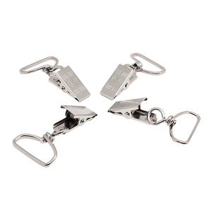 Accessoires pour lanières : Mousqueton <span class=keywords><strong>métallique</strong></span>, Clip Bulldog, Clip crocodile pour <span class=keywords><strong>fixation</strong></span> <span class=keywords><strong>de</strong></span> badge d'identification sur lanière - Product Image 2
