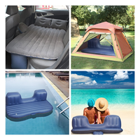 Matelas Pneumatique Gonflable en PVC Moderne et Multifonctionnel, Universel pour Siège de Voiture SUV, Repos sur la Plage, Camping et Voyage en Plein Air