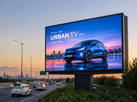 Pantalla LED para Video Wall Digital Full HD para Interiores y Exteriores P2.5-P10 IP65, con CMS Basado en la Nube y SDK para Aeropuertos, Educación y Comercio