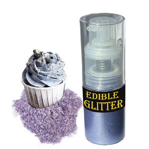 10g de poudre <span class=keywords><strong>comestible</strong></span> fantaisie de qualité alimentaire, paillettes comestibles pour boissons, paillettes alimentaires pour cocktails, décoration de cupcakes, biscuits - Product Image 1