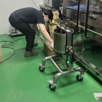Broyeur automatique de chocolat de petite taille 10 L, mélangeur de chocolat, machine de traitement des fèves de cacao