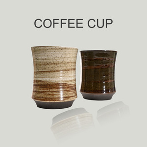 Bicchieri Rustici con Texture Artigianale Perfetti per Caffetterie Accoglienti e Arredamento Retrò - Product Image 1