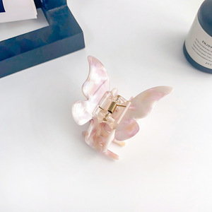 BLISSLIFE, recién llegado, pinzas para el pelo de mariposa para mujer, pinzas para el pelo de acetato de colores simples, accesorios para el cabello de forma dulce para niña - Product Image 6