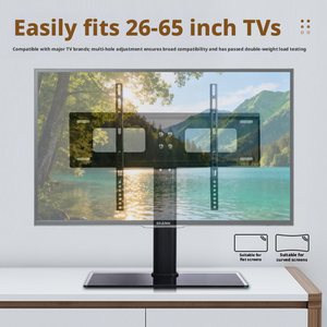 Base Universal Grande para TV, Soporte de Pedestal de Acero Laminado en Frío con VESA Máximo 200x200 para Televisores de Pantalla Plana de 32-55 <span class=keywords><strong>Pulgadas</strong></span> - Product Image 2