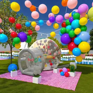 10FT เต็นท์ฟองเกรดเชิงพาณิชย์สําหรับปาร์ตี้บอลลูนตกแต่งโฆษณา Inflatables บอลลูนบ้านเต็นท์ฟอง
