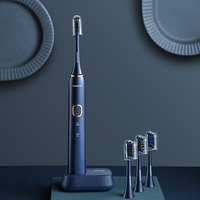 IPX7 Waterdichte Krachtige Reiniging Smart Tandenborstel 3 Optionele Modi Reizen Oplaadbare Sonische Elektrische Tandenborstel Voor Volwassen