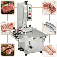 Sierra para carne para logística de cadena de frío con cambio rápido de cuchilla para múltiples productos y ancho ajustable