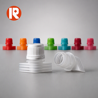 Bouchon en plastique PE blanc de 15 mm pour sachet souple de purée de fruits