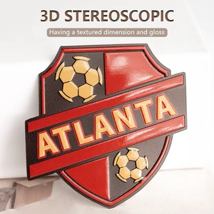 Tùy chỉnh TPU vá UV TPU nhãn bán buôn sắt-on vá truyền nhiệt mô hình tùy chỉnh kích cỡ 3D TPU Stickers cho quần áo mũ - Product Image 1