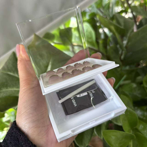 Ongles à presser de luxe double couche, 30 pièces, personnalisables, couvrance totale, estampage or, <span class=keywords><strong>en</strong></span> plastique, effet œil de chat, formes/longueurs multiples - Product Image 6