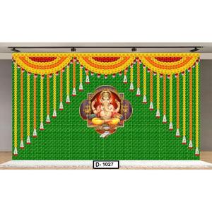 Bandera Personalizada Multicolor de 5x8 Pies con Impresión Digital para Eventos Culturales, Fondo de Escenario para Bodas y Festivales, y Exhibición para Celebraciones - Product Image 6