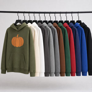 Sudadera con capucha personalizada de Halloween con estampado de arte gráfico de Halloween por transferencia térmica para lanzamientos de temporada, venta al por mayor OEM - Product Image 3