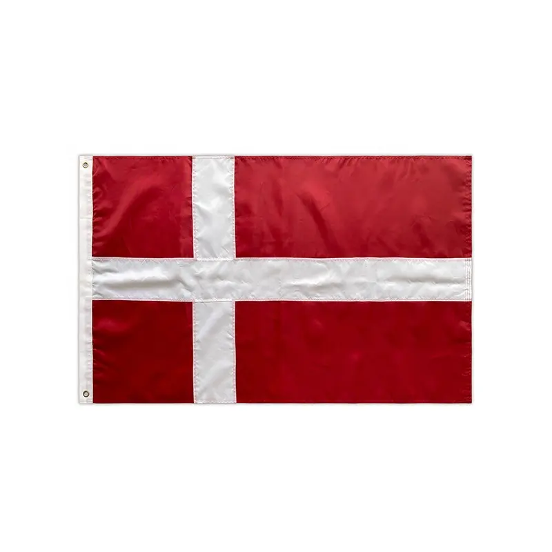 Danimarka bayrağı 3X5 özel tüm boyut