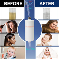 Filtre de douche à 7 étapes avec sulfite de calcium pour éliminer le chlore, filtre de douche pour le soin de la peau et des cheveux, filtre remplaçable