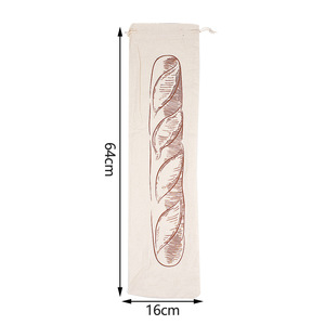 Borsa per il pane personalizzata riutilizzabile <span class=keywords><strong>in</strong></span> <span class=keywords><strong>tessuto</strong></span> biologico di lino - Product Image 5