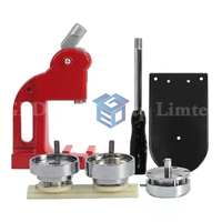 Machine manuelle de fabrication de badges et de porte-clés miroir DIY 25/32/37/44/50/56/58/75mm